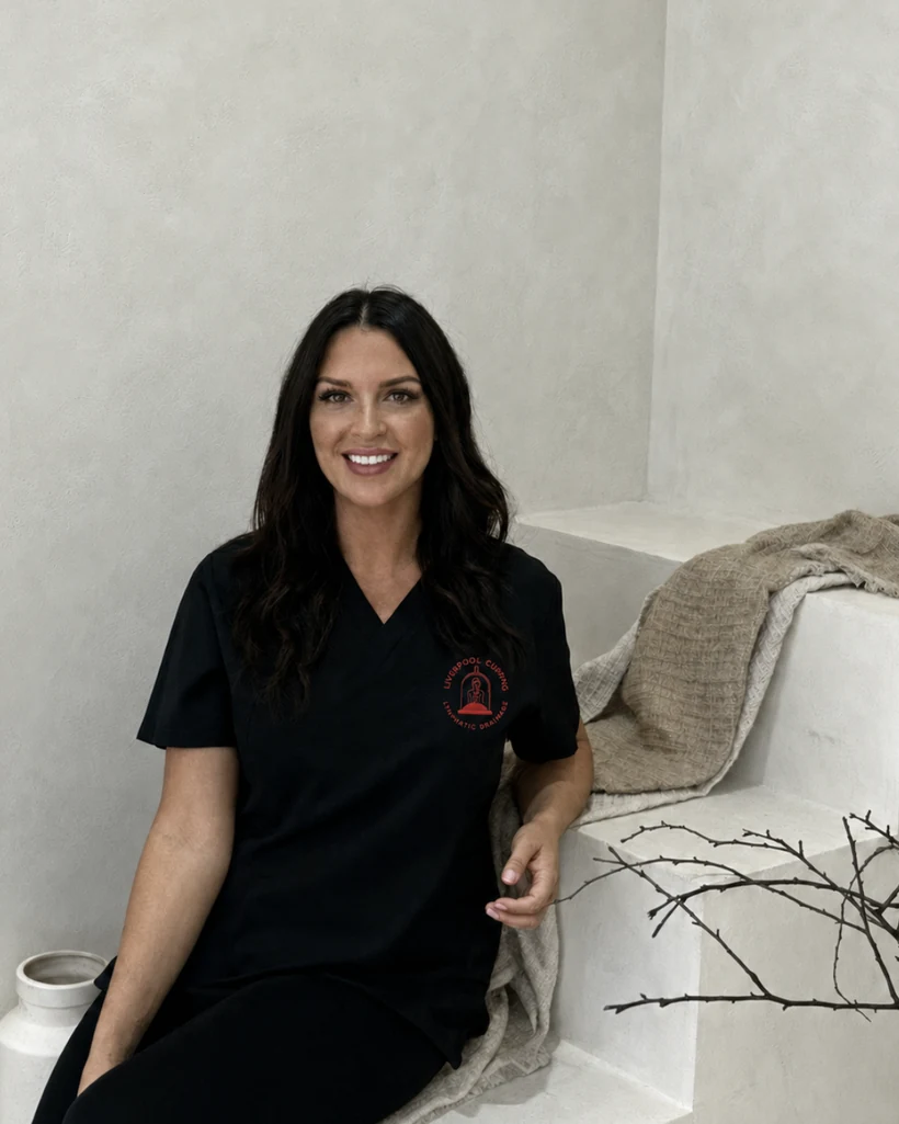 Sammy, founder and lead therapist at Liverpool Lymphatic Drainage and Cupping